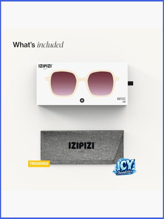 Square Sunglasses with 100% UV Protection, Scratch-Resistant Grey Lenses main image 4